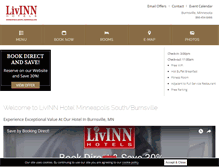 Tablet Screenshot of livinnburnsville.com